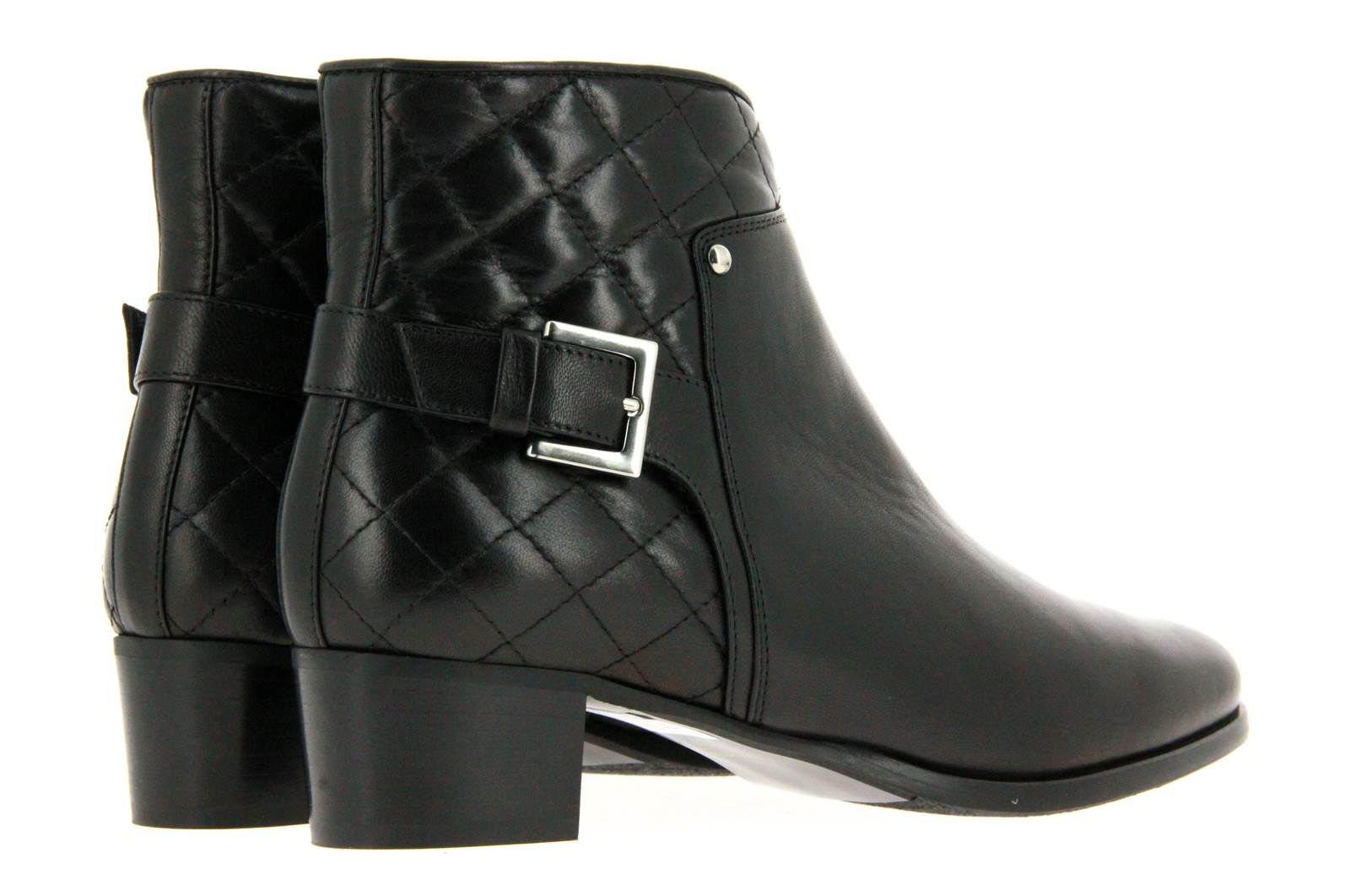 ScarpaRossa Boots NAPPA NERO SILVER (35)