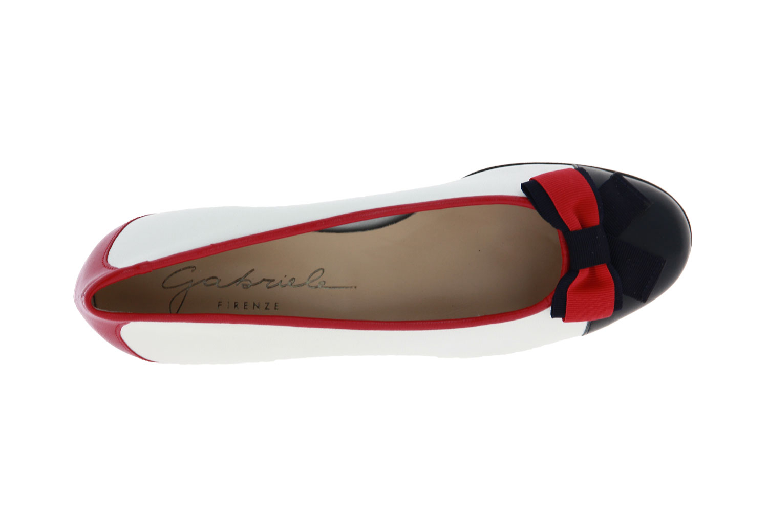 Gabriele Ballerina DOLLY NAPPA MARINE BIANCO (37½)