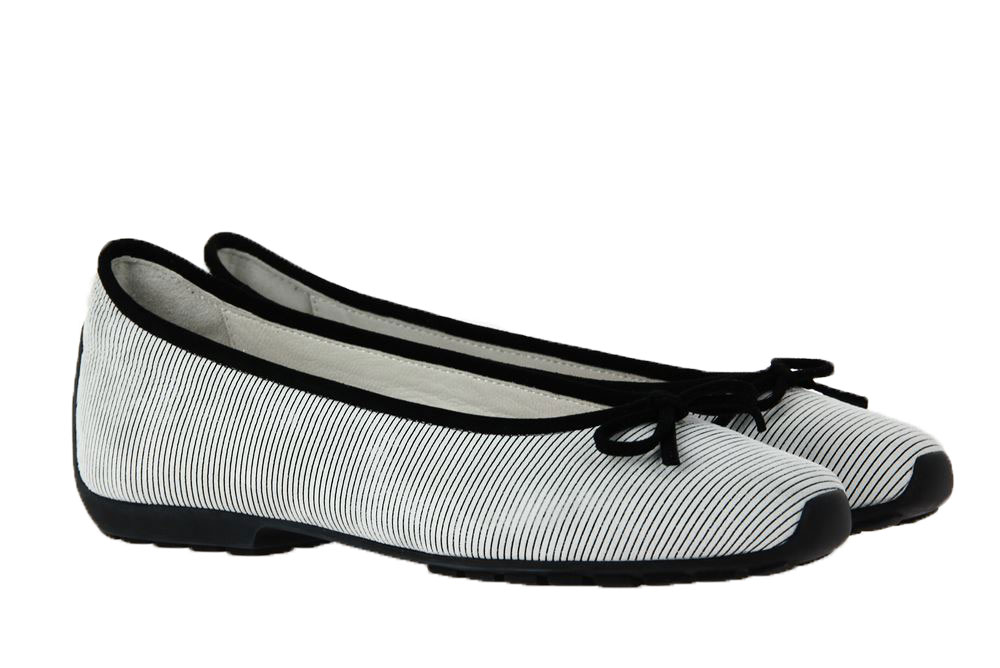 Mania Ballerina CAMOSCIO BIANCO NERO (36)