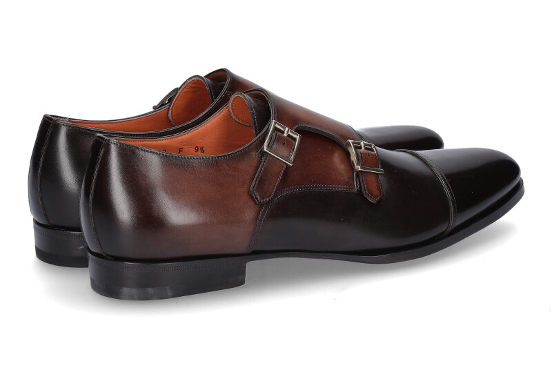 Santoni Monk LEATHER BROWN (43½)