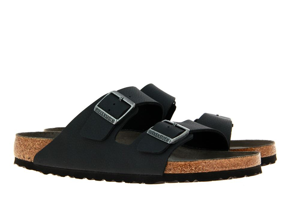 Birkenstock Pantolette ARIZONA SCHMAL DESERT SOIL BLACK (40)