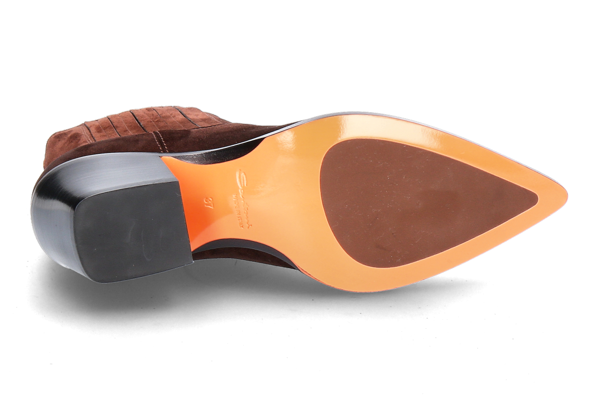 Santoni Damen Stiefelette GIO VELOURS brown_253300262_4 Santoni Damen Stiefelette GIO VELOURS brown_253300262_4