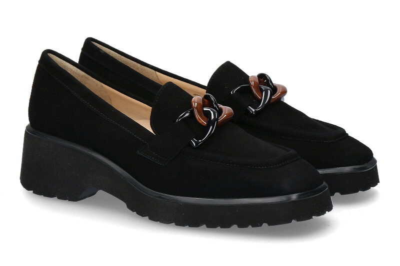 Brunate Slipper VERA CAMOSCIO NERO Brunate Slipper VERA CAMOSCIO NERO