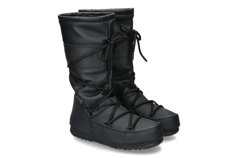 Moon Boot HIGH RUBBER WP BLACK