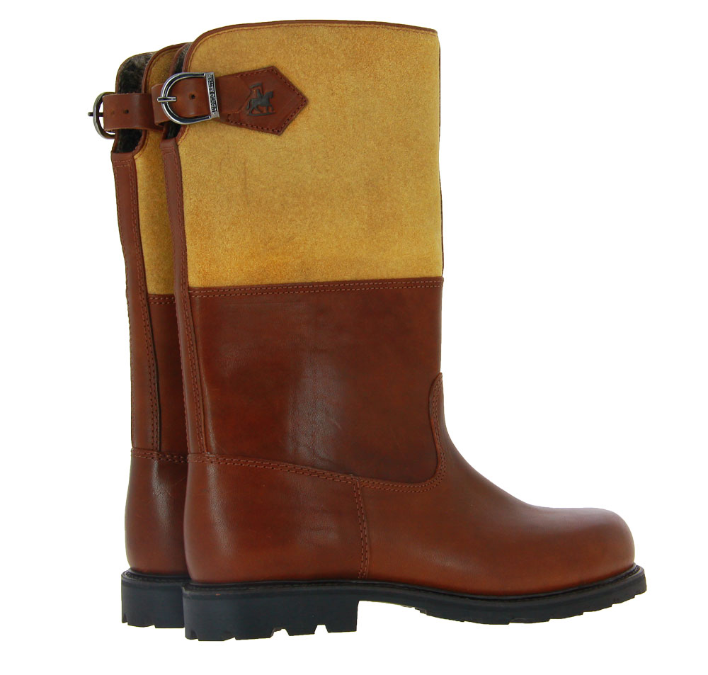 Ludwig Reiter Stiefel gefüttert MARONIBRATER MIDBROWN HIRSCHVELOUR COGNAC (42)