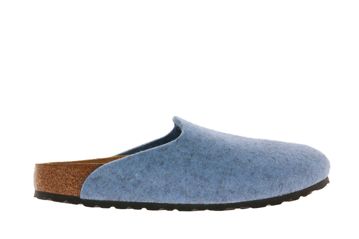 Birkenstock Clogs AMSTERDAM SCHMAL WOLLE MELANGE LIGHT BLUE (38)