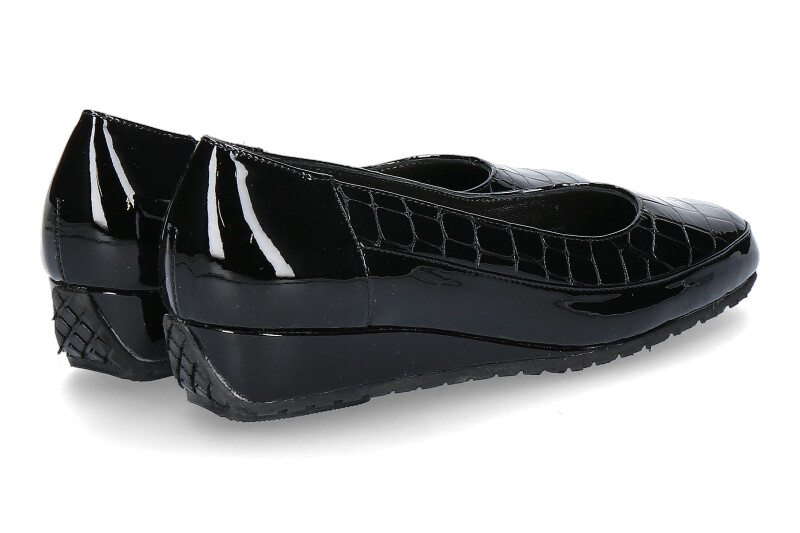 Bagnoli Slipper VERNICE NERA DRAGO NERO (42)