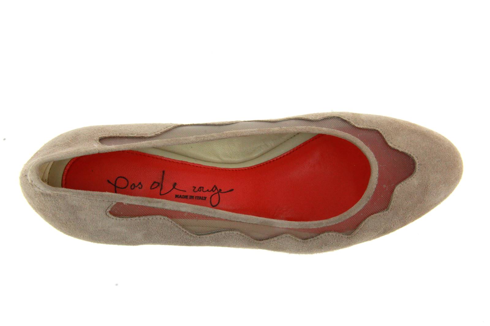Pas de rouge Pumps LUCIA CAMOSCIO CIPRIA RETE BEIGE (38)