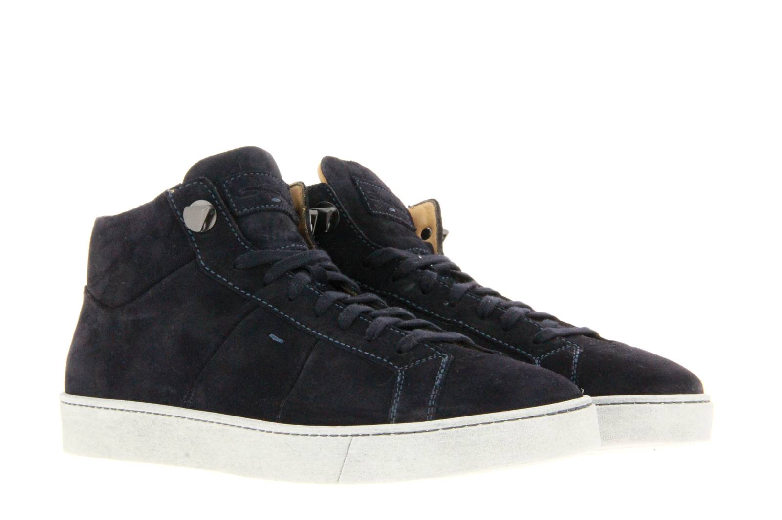 Santoni Sneaker VELOUR BLUE (42½)