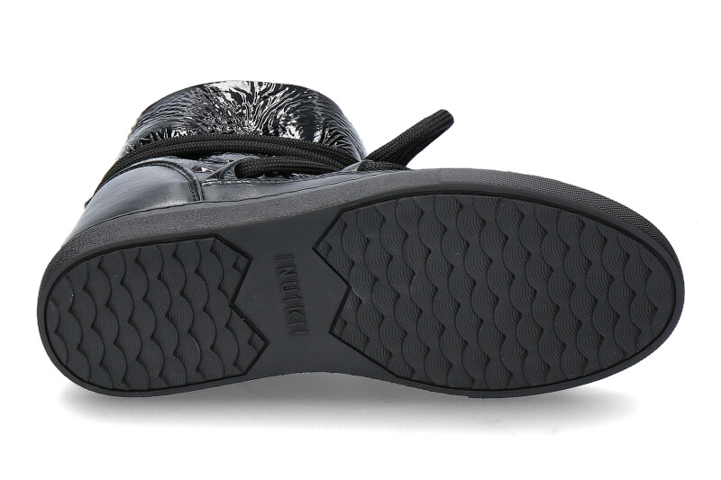 INUIKII Sneaker Boots PATENT BLACK YELLOW (38)