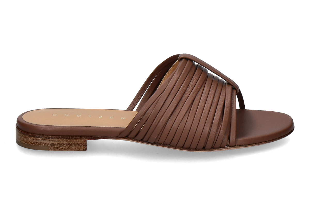 Unützer Pantolette NAPPA CHESTNUT- dunkelbraun/ nussbraun