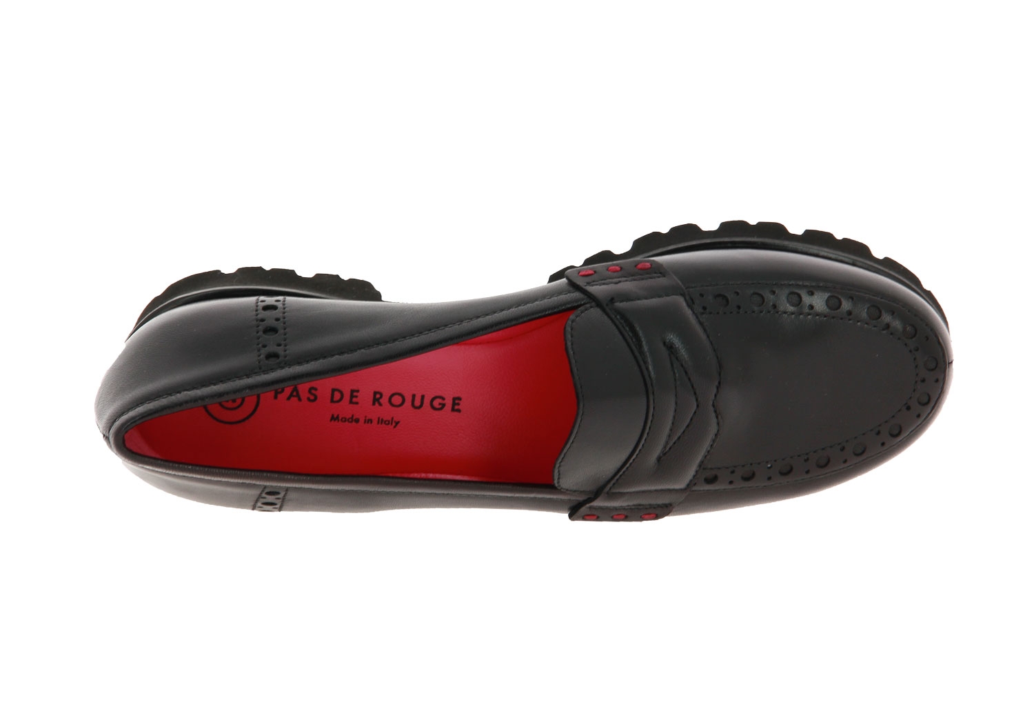 Pas de rouge Slipper MARTA NAPPA NERO (39)