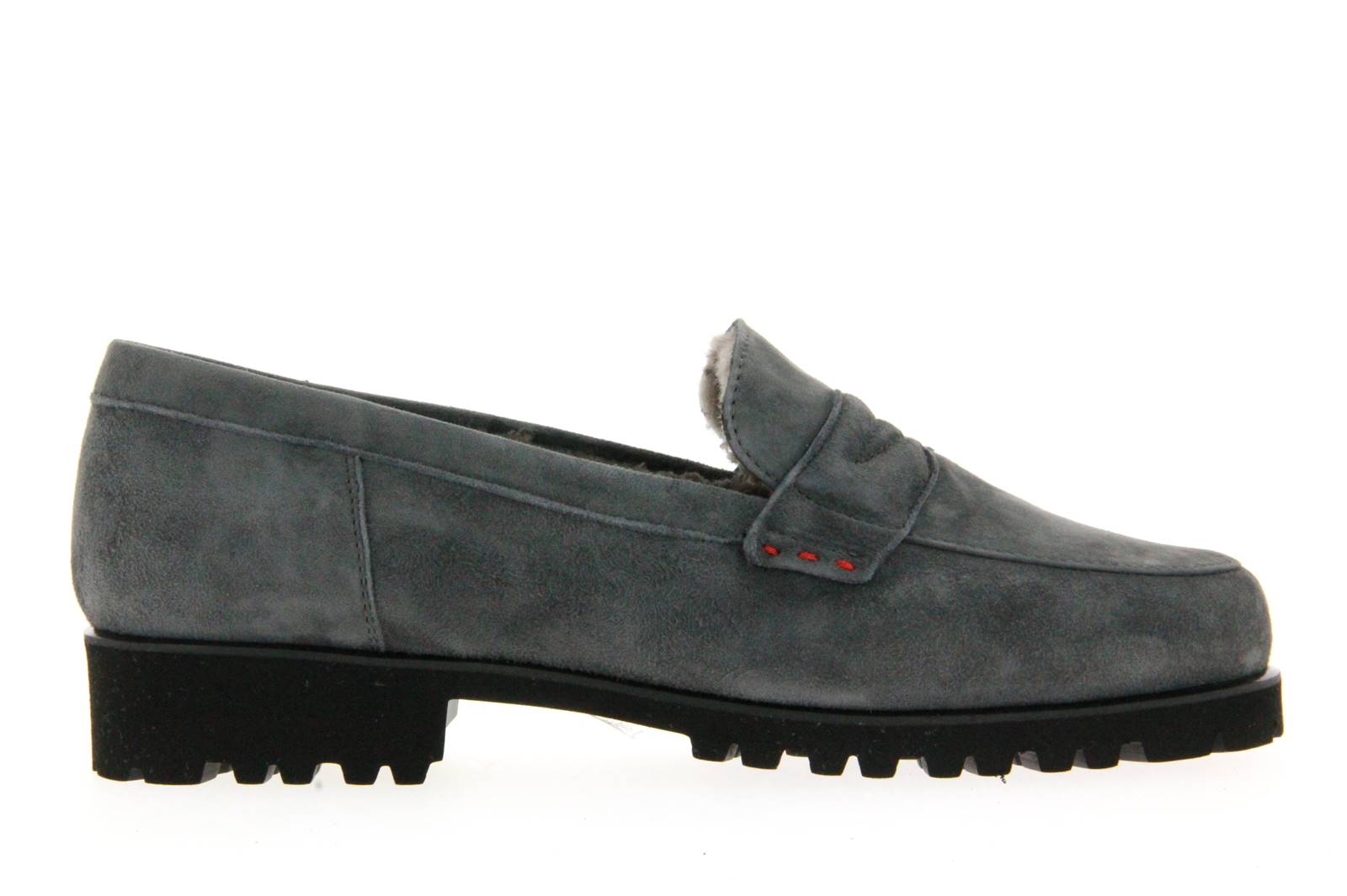 Pas de rouge Slipper gefüttert MARTA CAMOSCIO ASH (40)