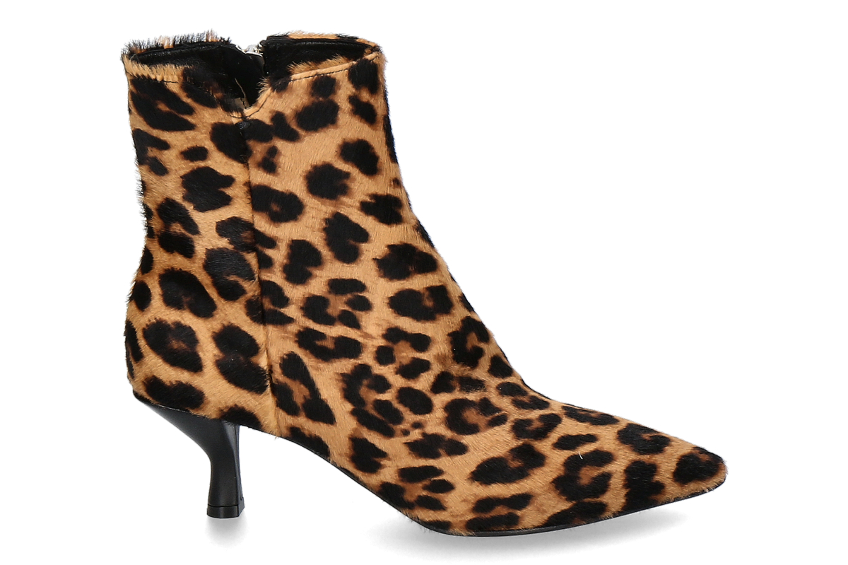 Pomme d'Or Stiefelette HENRIETTE CAMEL- leopardino