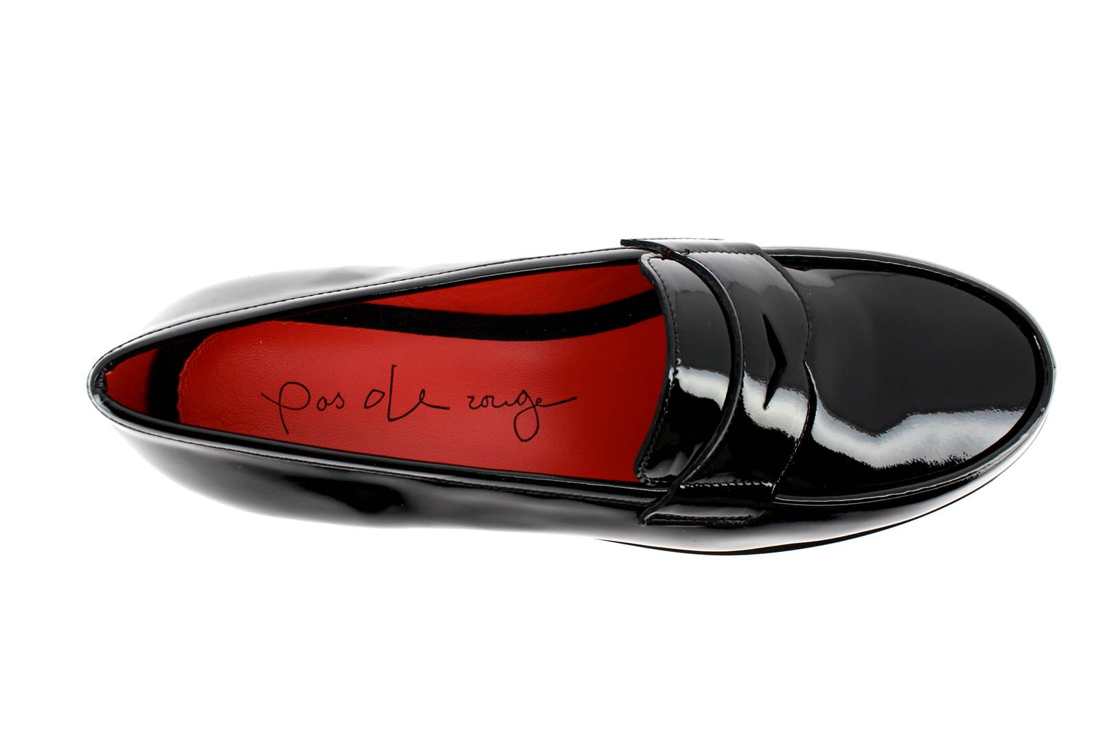 Pas de rouge Slipper MARTA VERNICE NERO (36½)