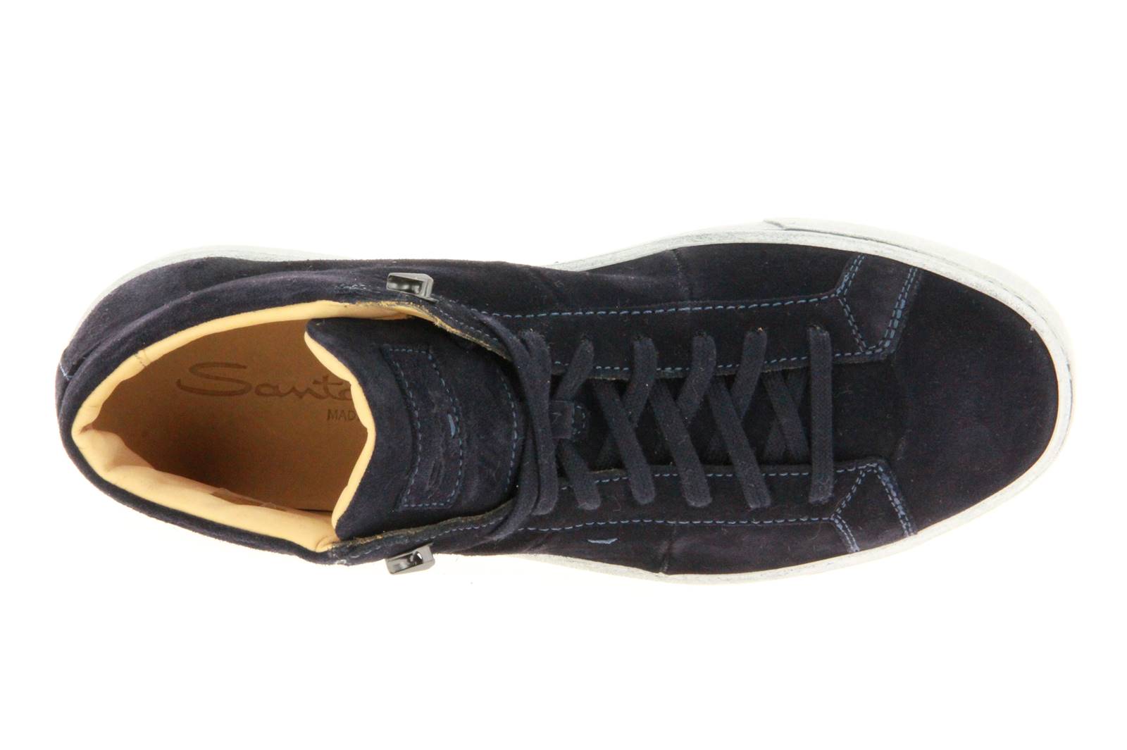 Santoni Sneaker VELOUR BLUE (41)