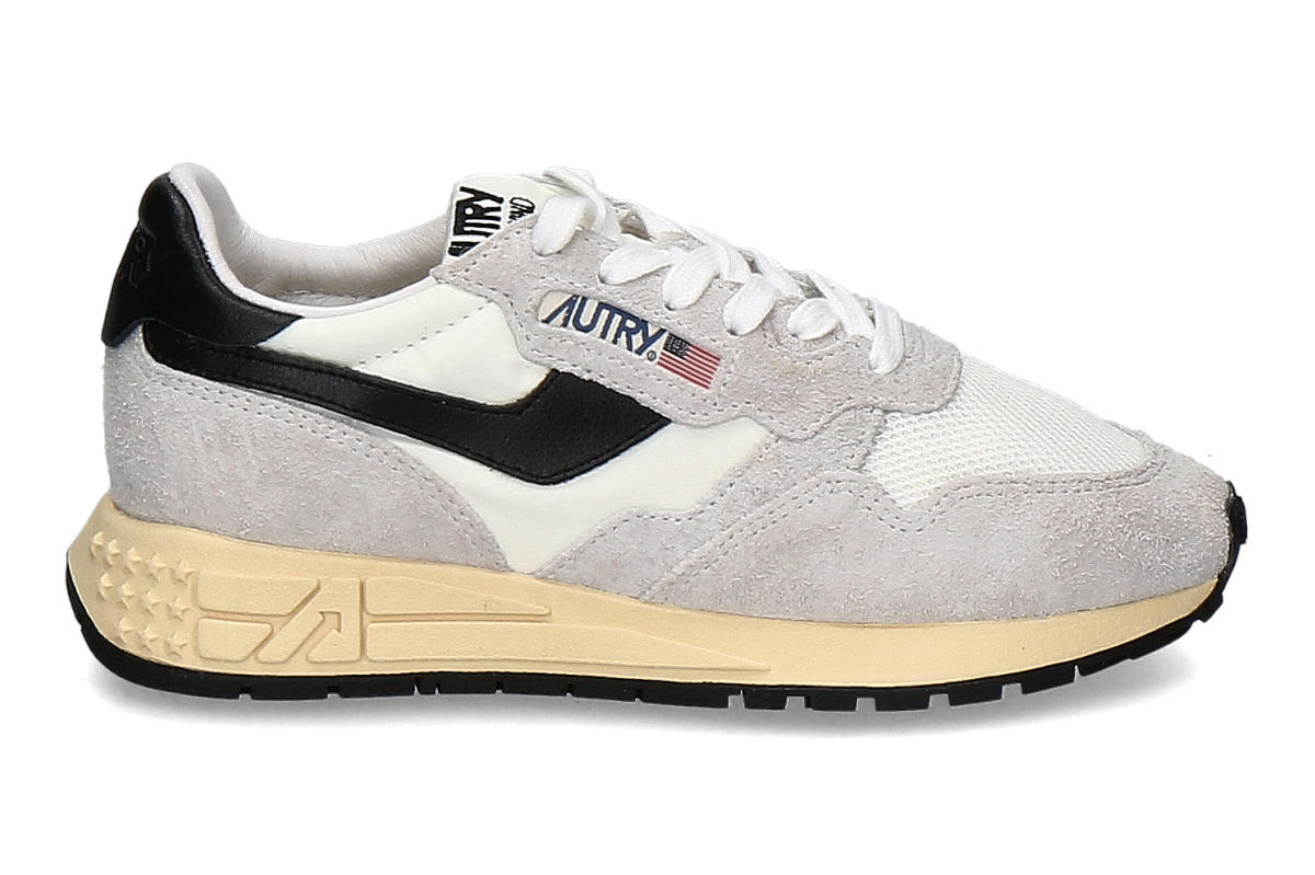 Autry Damen- Sneaker REELWIND LOW SUEDE UT50- beige/ weiß/ schwarz