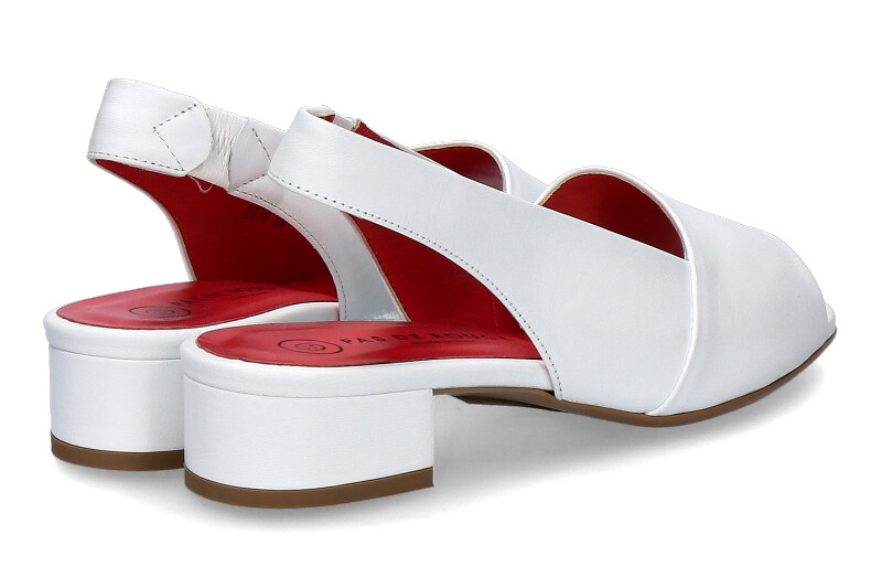 Pas de rouge Sandale NAPPA BIANCO (40)