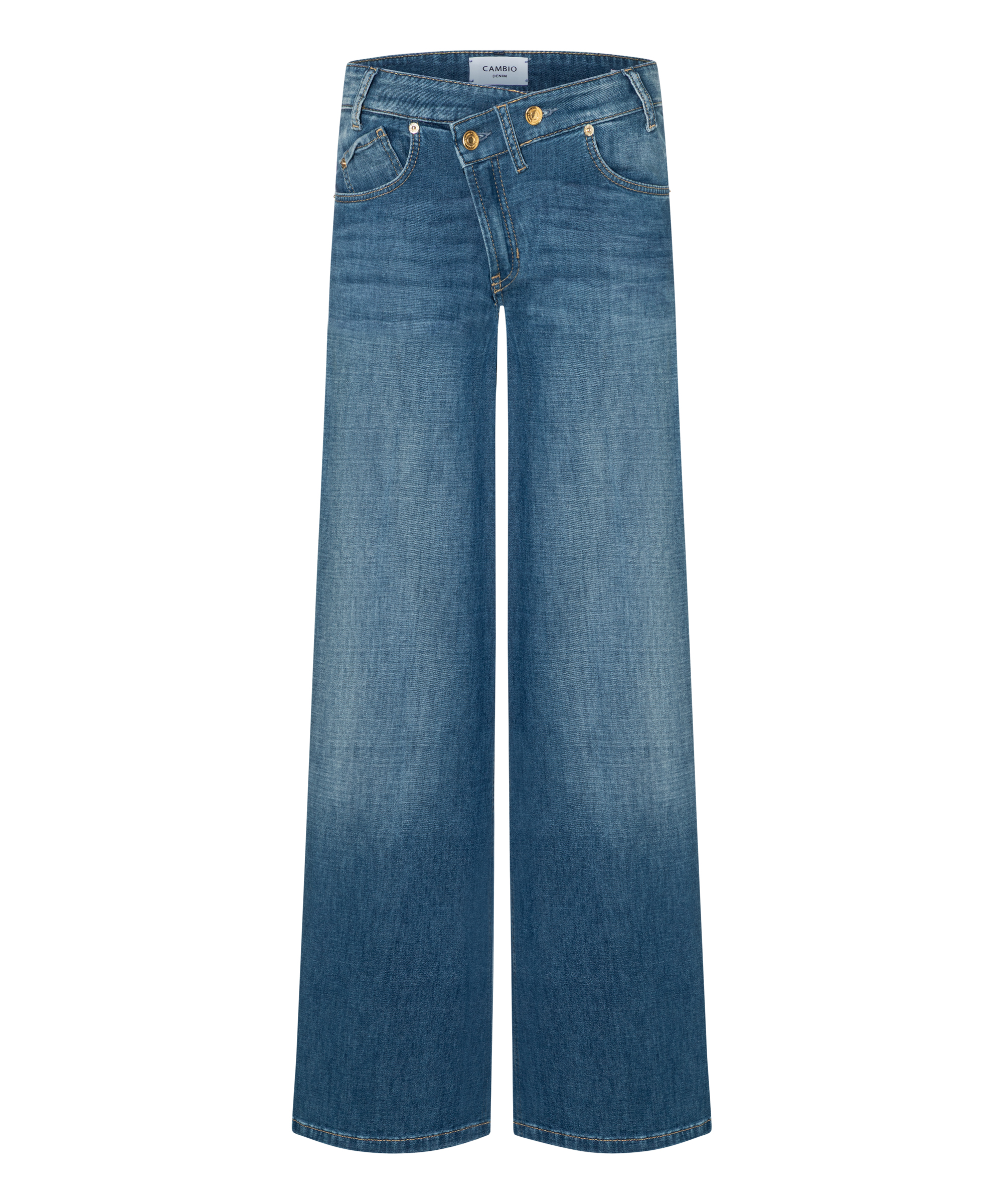 Cambio Baggy-Fit Jeans SUNNY MEDIUM- denim blau