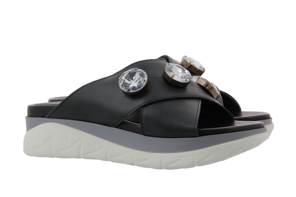 Hartian-Bourdin Pantolette GLITTER2 VACCHETTA NERA  (42)