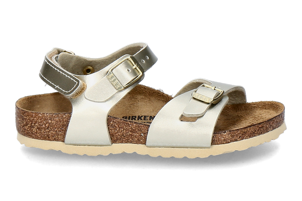 Birkenstock Mädchen- Sandale RIO AS SCHMAL- electric metallic gold