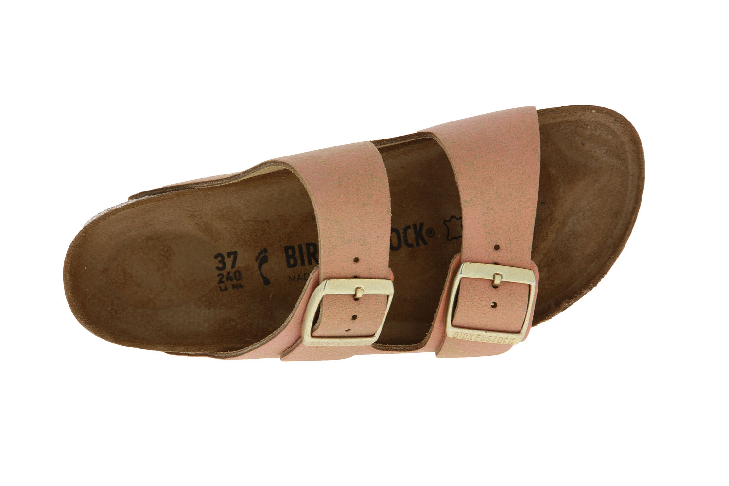 Birkenstock Pantolette SCHMAL ARIZONA BS WASHED METALLIC SEA COPPER (41)