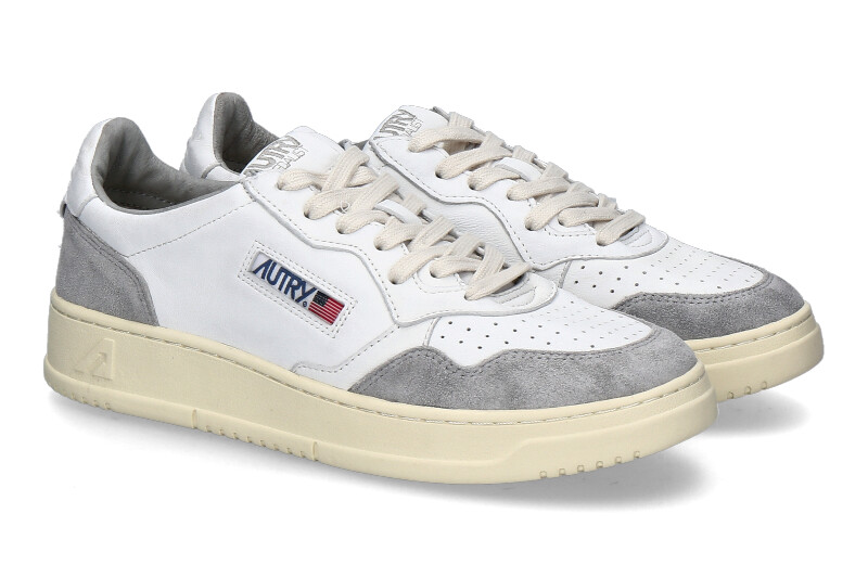 Autry Herren-Sneaker MEDALIST GOAT SUEDE GS25- white/grey