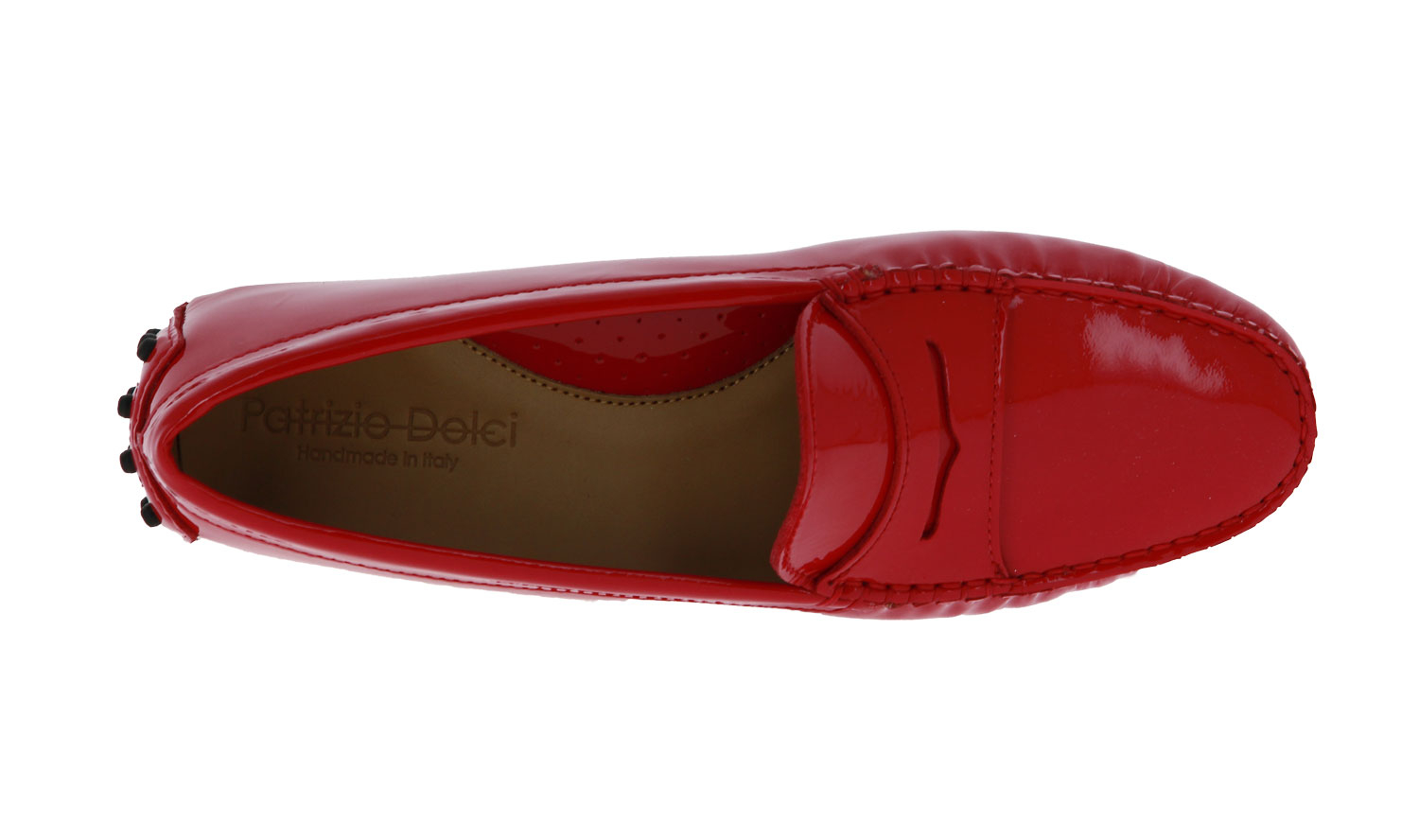 Patrizio Dolci Mokassin VERNICE ROSSO 0639 (38)