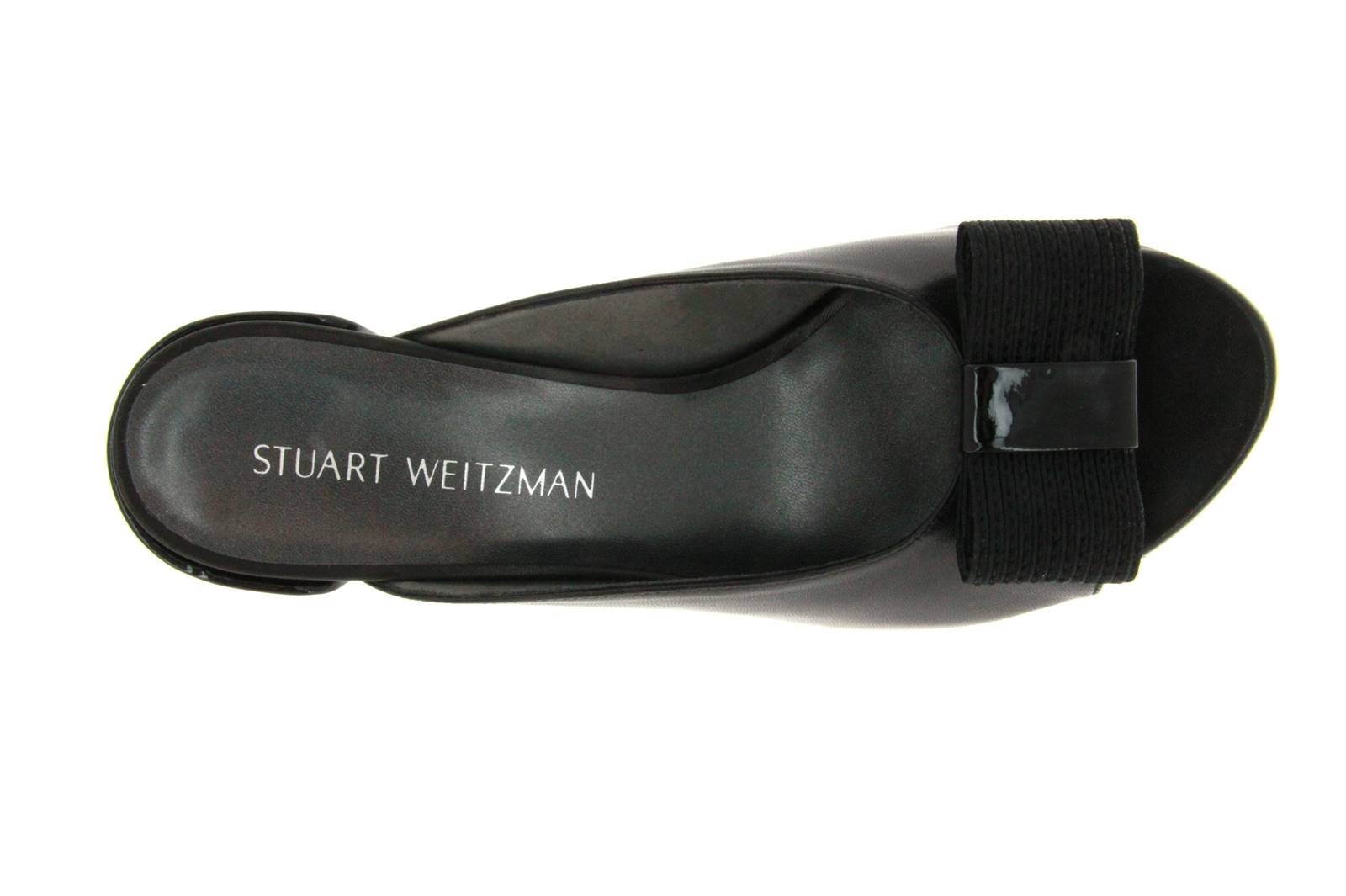 Stuart Weitzman Pantolette ATASLIEDE BLACK NAPPA (42½)