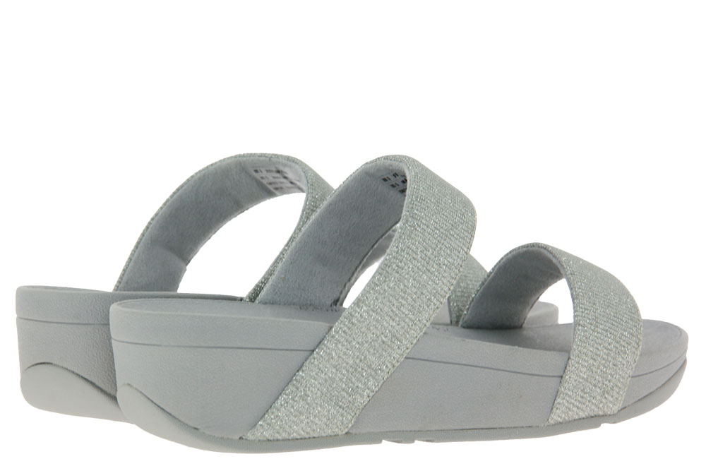 Fitflop Pantolette LOTTIE GLITZY SLIDE SILVER (40)